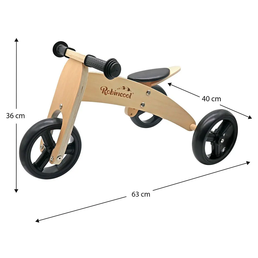 Robin Cool Fast Wheels Laufrad, Black, 3Y Robin Cool Fast Wheels Laufrad, Black, 3Y