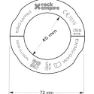 Rock Empire 25 Kn Aluminiumring 45 Mm, One size