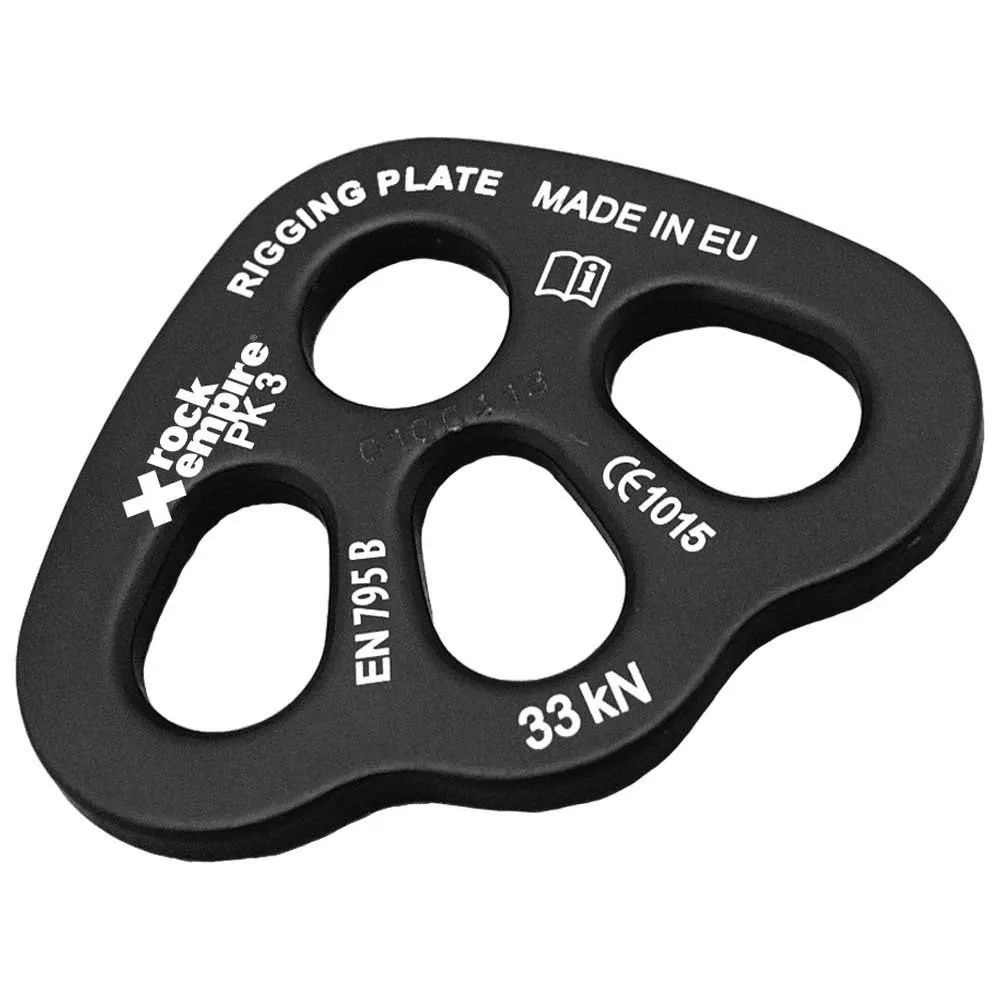 Rock Empire Ankerplatte 1/3, Black, One Size Rock Empire Ankerplatte 1/3, Black, One Size