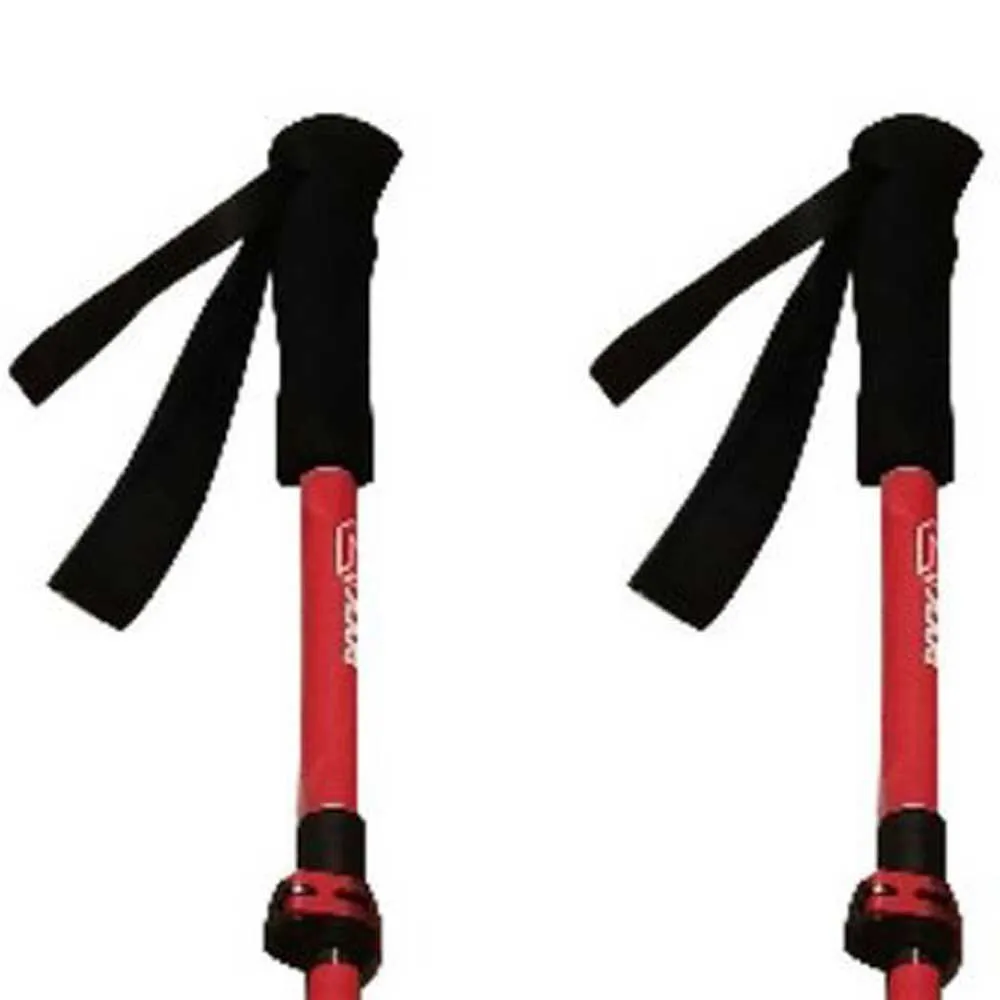 Rock Experience Alu Z Fly Stöcke, Bright white / chinese red, 115-135cm Rock Experience Alu Z Fly Stöcke, Bright white / chinese red, 115-135cm