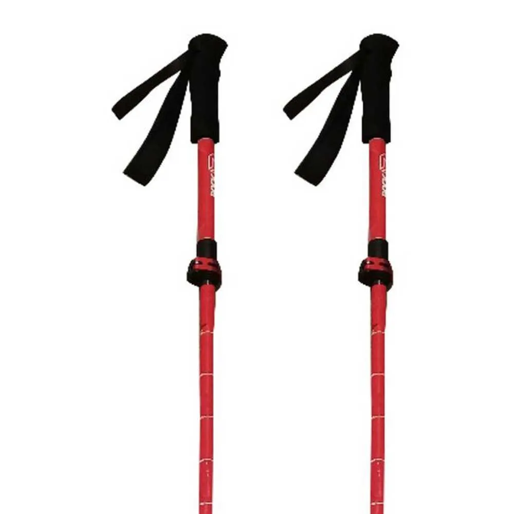 Rock Experience Alu Z Fly Stöcke, Bright white / chinese red, 115-135cm Rock Experience Alu Z Fly Stöcke, Bright white / chinese red, 115-135cm