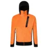 Persimmon orange / caviar