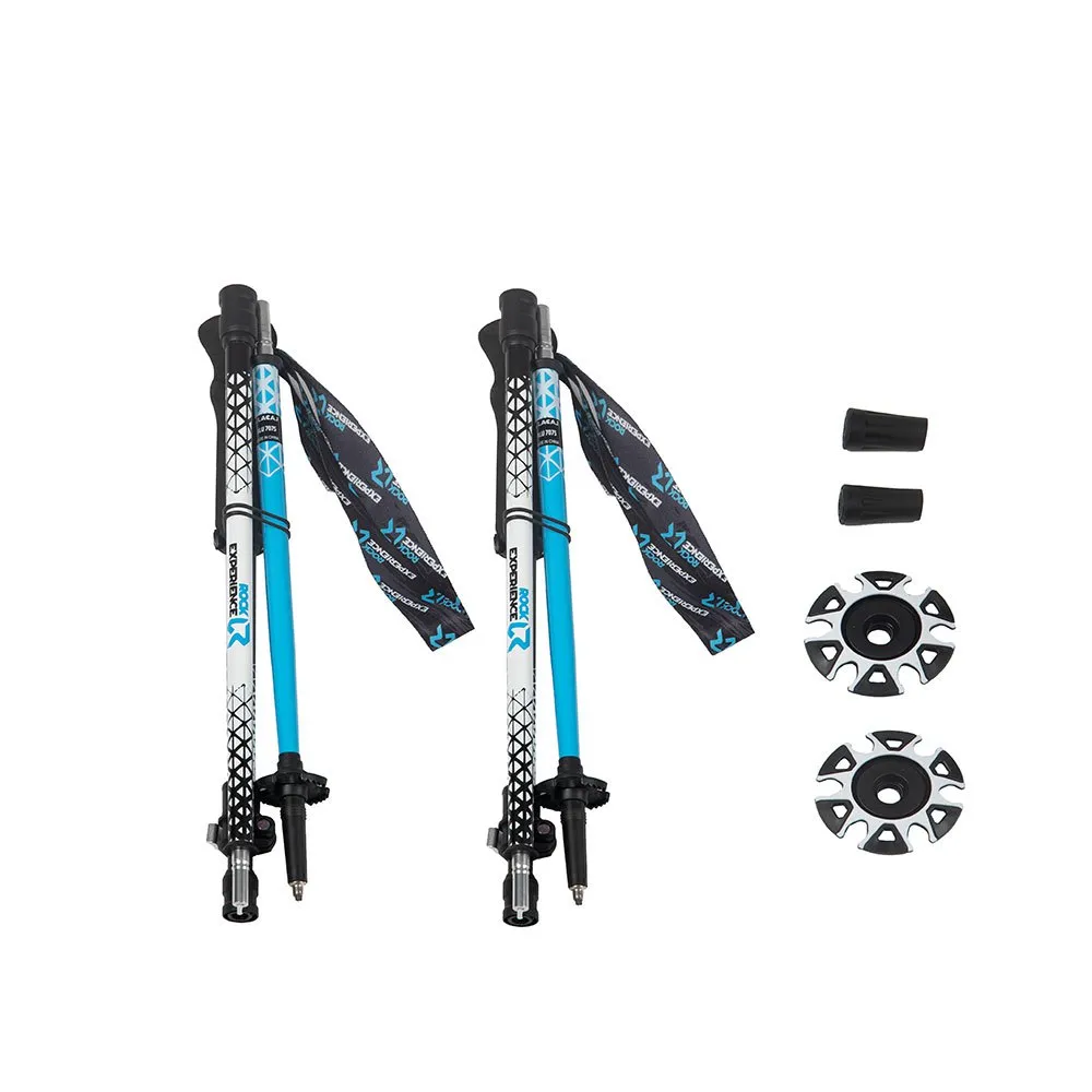 Rock Experience Dynamic Z Evo Alu Stöcke, Caviar / aquarius / bright white, 115-135cm Rock Experience Dynamic Z Evo Alu Stöcke, Caviar / aquarius / bright white, 115-135cm