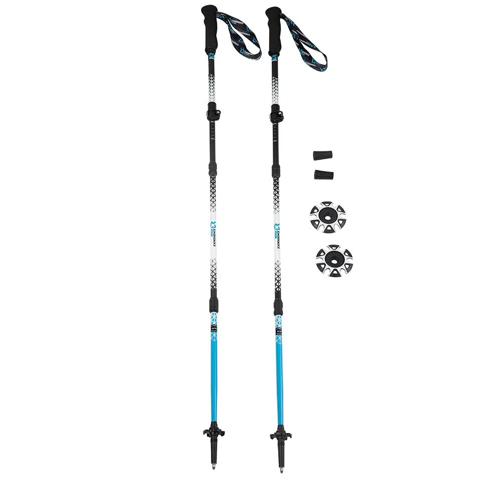 Rock Experience Dynamic Z Evo Alu Stöcke, Caviar / aquarius / bright white, 115-135cm Rock Experience Dynamic Z Evo Alu Stöcke, Caviar / aquarius / bright white, 115-135cm