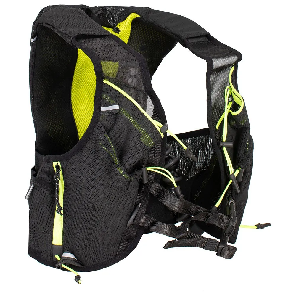 Rock Experience Mach Skin 8l Rucksack, Caviar / safety yellow Rock Experience Mach Skin 8l Rucksack, Caviar / safety yellow