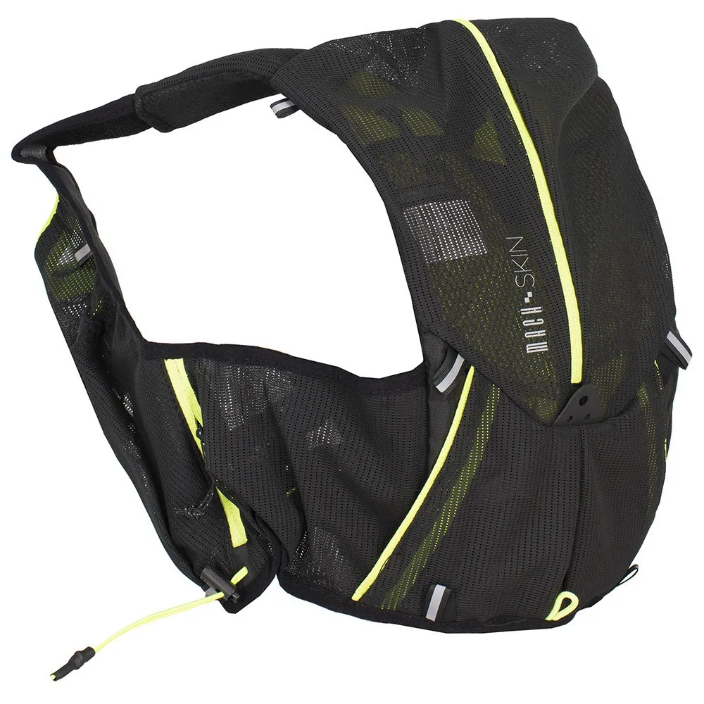 Rock Experience Mach Skin 8l Rucksack, Caviar / safety yellow Rock Experience Mach Skin 8l Rucksack, Caviar / safety yellow