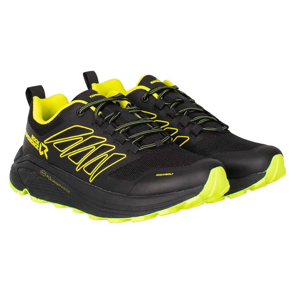 Rock Experience Rockbolt Trailrunning-schuhe male, Ebony / safety yellow Rock Experience Rockbolt Trailrunning-schuhe male, Ebony / safety yellow