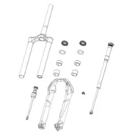 Rock Shox 170 Mm 27/29´´ 38 Mm Domain C1+ 2025+ Upgrade-kit Rock Shox 170 Mm 27/29´´ 38 Mm Domain C1+ 2025+ Upgrade-kit