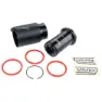 Rock Shox 185/210x47.5-55 Mm Vivid C1+ 2024+ Hinterer Stoßdämpfer Luftkanister-kit, Black, One Size