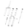 Rock Shox 27´´ 15x110 Mm Boost™ Pike Select/select Plus C1+ 2023+ Gabel Senkt Sich, Difussion black, One Size
