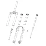 Rock Shox 29´´ 15 X 110 Mm Boost™ Flight Attendant 100-120 Mm Sid 35 Mm D1+ 2024+ Gabel Senkt Sich