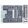 Rock Shox 35 Mm Dual Aufkleberset, Multicolor, One Size