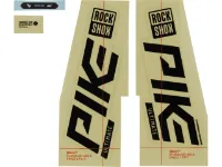 Rock Shox Aufklebersatz für Pike Ultimate Modell 2021 Rock Shox Aufklebersatz für Pike Ultimate Modell 2021
