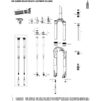 Rock Shox B4 80-100 Mm 27´´ Boost Ultimate Gabel Senkt Sich Rock Shox B4 80-100 Mm 27´´ Boost Ultimate Gabel Senkt Sich