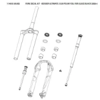 Rock Shox Boxxer Ultimate Aufkleberset Rock Shox Boxxer Ultimate Aufkleberset