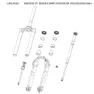 Rock Shox Boxxer Ultimate Aufkleberset, Polar foil for gloss black, 27.5-29"