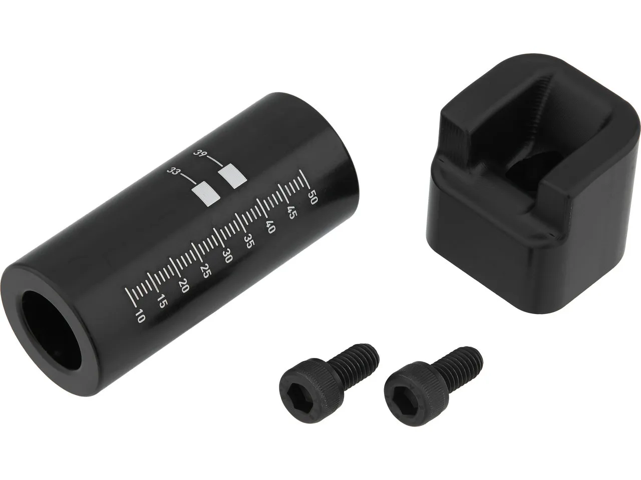 Rock Shox Clamp Tips Aufsätze für Super Deluxe A1-B2 / Thrushaft C1+, Schwarz, one_size Rock Shox Clamp Tips Aufsätze für Super Deluxe A1-B2 / Thrushaft C1+, Schwarz, one_size