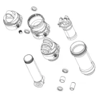 Rock Shox Compression/rebound Vivid C1+ 2024+ Service-kit Rock Shox Compression/rebound Vivid C1+ 2024+ Service-kit