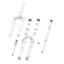 Rock Shox Crown Motion Control 120-160 Mm Psylo Silver A1 2025+ Patrone, Multicolor, One Size
