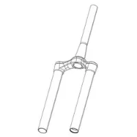 Rock Shox Csu 35g Tpr Boost 15x110 Mm 44 Offset Debon Air Gabel Mit Kronen-/lenk-/oberrohr-baugruppe Rock Shox Csu 35g Tpr Boost 15x110 Mm 44 Offset Debon Air Gabel Mit Kronen-/lenk-/oberrohr-baugruppe