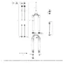 Rock Shox Debonair 51 Offset Pike B1-b2/select/select Plus/ultimate B3 Gabel Mit Kronen-/lenk-/oberrohr-baugruppe, Black, 29B"