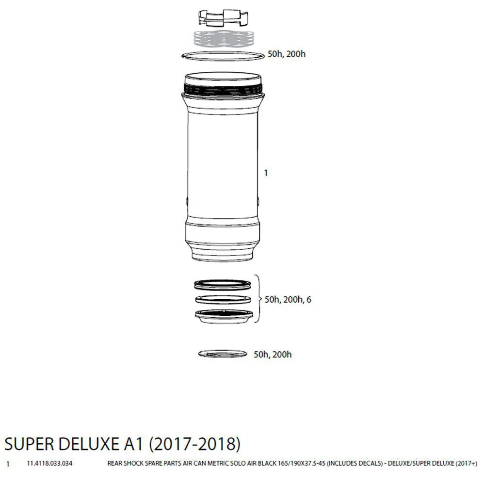 Rock Shox Deluxe/super Deluxe Metric Air Unternehmen Rock Shox Deluxe/super Deluxe Metric Air Unternehmen