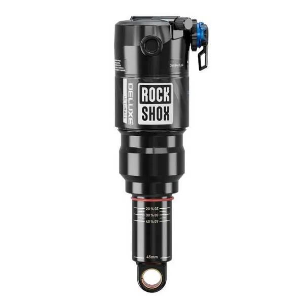 Rock Shox Deluxe Ultimate Rct Trunnion/standard C2 Stoßdämpfer Refurbished, Black, 55mm