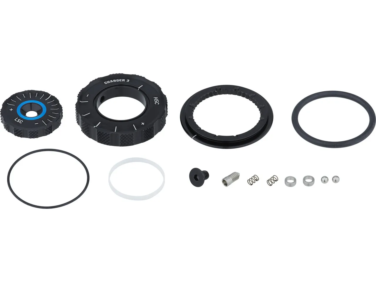 Rock Shox Druckstufeneinstellring für Lyrik D1+ / Pike C1+ Select+ / Ultimate, One_size Rock Shox Druckstufeneinstellring für Lyrik D1+ / Pike C1+ Select+ / Ultimate, One_size