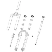 Rock Shox Dual Crown Aufkleberset Rock Shox Dual Crown Aufkleberset