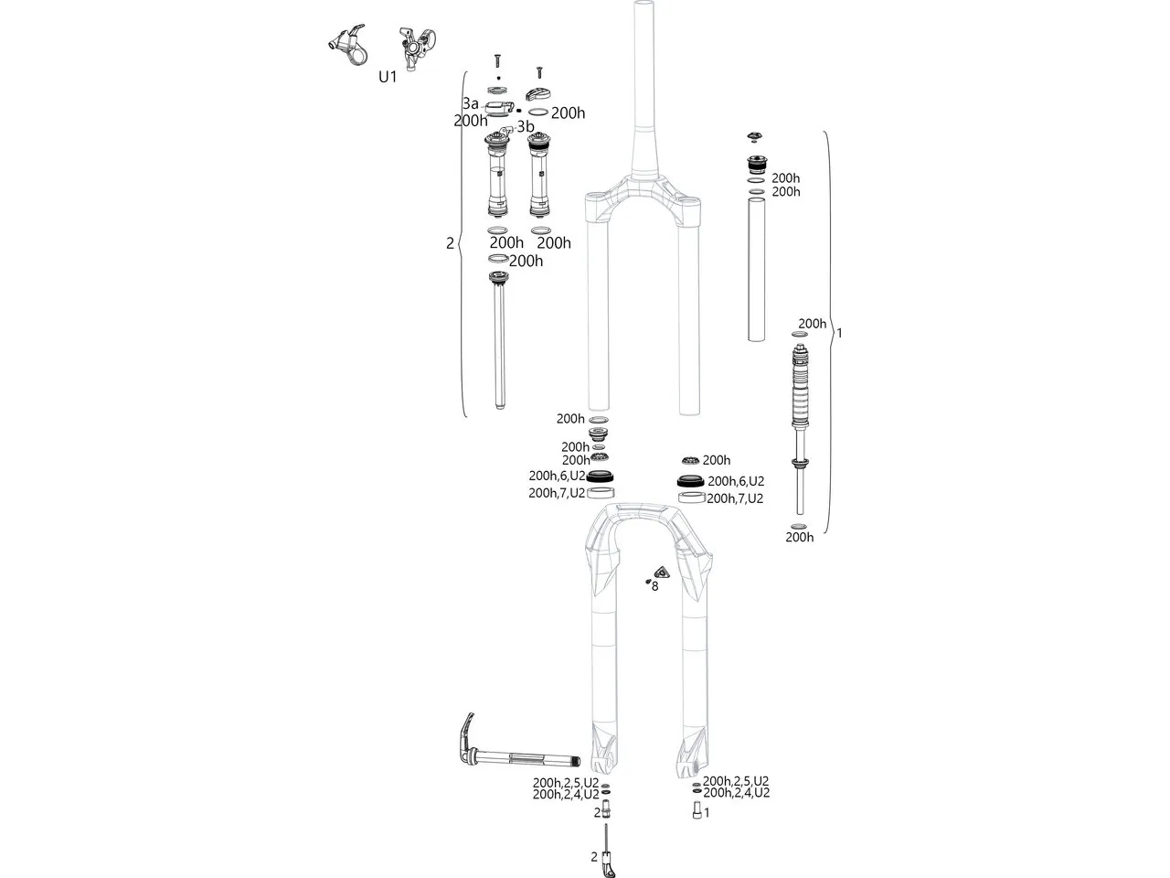 Rock Shox Ersatzteile Judy Silver TK (A1-A3 / 2018-2021), One_size 1 Rock Shox Ersatzteile Judy Silver TK (A1-A3 / 2018-2021), One_size 1