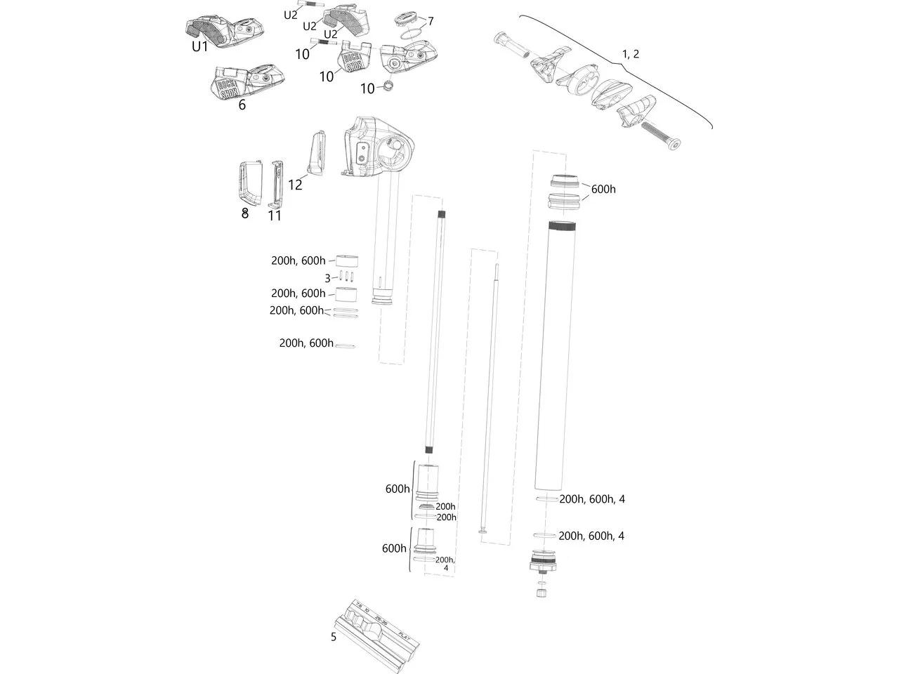 Rock Shox Ersatzteile Reverb AXS XPLR Sattelstütze (A1 / 2022), Schwarz 1 Rock Shox Ersatzteile Reverb AXS XPLR Sattelstütze (A1 / 2022), Schwarz 1