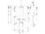 Rock Shox Ersatzteile Yari (A1-B3 / 2016-2020), diffusion black/42mm Offset