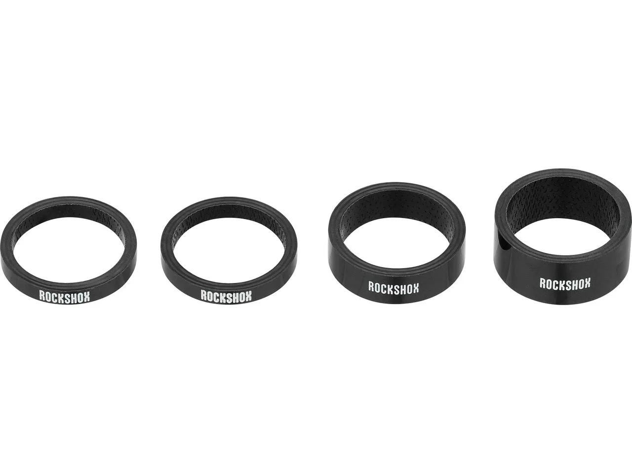 Rock Shox Headset Spacer Set UD Carbon, Schwarz, one_size