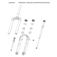 Rock Shox Lyrik Select Aufkleberset Rock Shox Lyrik Select Aufkleberset