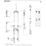 Rock Shox Lyrik/yari 27.5´´ 170 Mm Solo Air Left Federinnenteile, Black, One Size