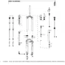 Rock Shox Lyrik/yari Dual-p Air Boost Gabel Mit Kronen-/lenk-/oberrohr-baugruppe, Black, 27.5-29"