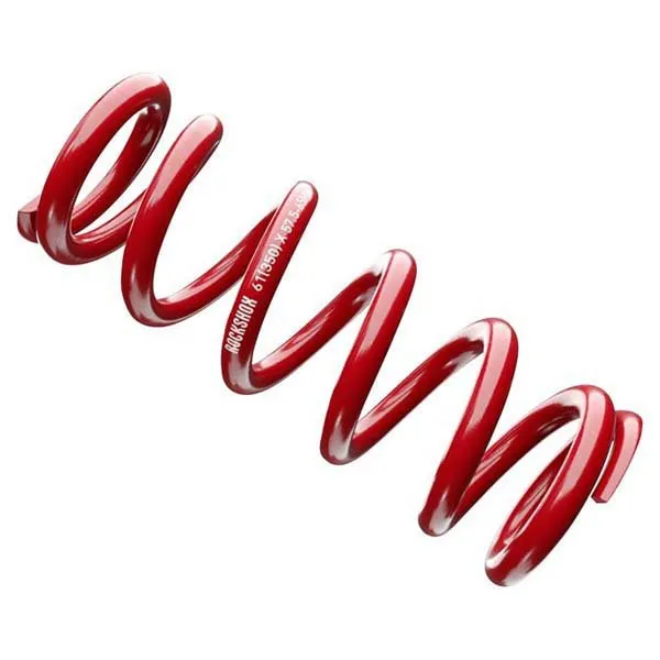 Rock Shox Metric Coil 134 Mm 47.5-55 Mm 700 Lb Stoßdämpferfeder, Electric red, One Size Rock Shox Metric Coil 134 Mm 47.5-55 Mm 700 Lb Stoßdämpferfeder, Electric red, One Size