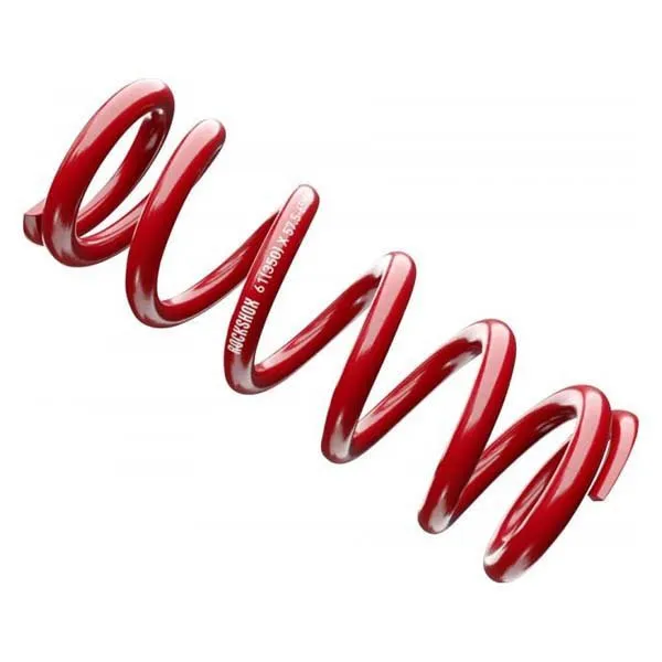 Rock Shox Metric Coil 151 Mm 57.5-65 Mm 450 Lb Stoßdämpferfeder, Electric red, One Size Rock Shox Metric Coil 151 Mm 57.5-65 Mm 450 Lb Stoßdämpferfeder, Electric red, One Size