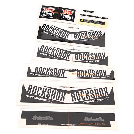 Rock Shox Monarch Plus Rc3 Debonair, White / black, One Size Rock Shox Monarch Plus Rc3 Debonair, White / black, One Size