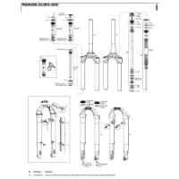 Rock Shox Paragon Gold Fernverriegelungssatz Rock Shox Paragon Gold Fernverriegelungssatz