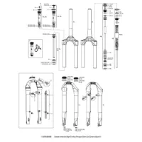 Rock Shox Paragon Silver Coil Kompressionsdämpfer Rock Shox Paragon Silver Coil Kompressionsdämpfer