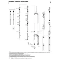 Rock Shox Pike 27´´/29´´ Boost 15 X 110 Disc Gabel Senkt Sich Rock Shox Pike 27´´/29´´ Boost 15 X 110 Disc Gabel Senkt Sich