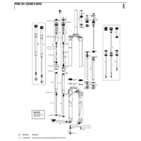 Rock Shox Pike 27.5´´ Gabel-feder-dichtungskopf Rock Shox Pike 27.5´´ Gabel-feder-dichtungskopf