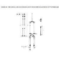 Rock Shox Pike B1-b2/select/select Plus B3/revelation Flask Gabel Senkt Sich Rock Shox Pike B1-b2/select/select Plus B3/revelation Flask Gabel Senkt Sich