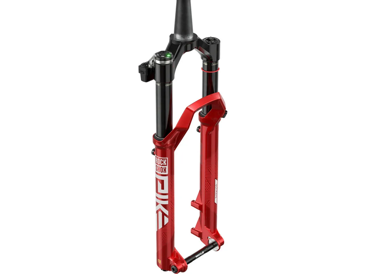 Rock Shox Pike Ultimate Flight Attendant DebonAir+ Boost 29" Federgabel, Black / red, 29", 140mm Rock Shox Pike Ultimate Flight Attendant DebonAir+ Boost 29" Federgabel, Black / red, 29", 140mm
