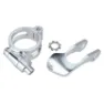 Rock Shox Pushloc Right Verriegelungshebelabdeckung, Silver, One Size