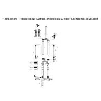 Rock Shox Rebound Damper Revelation A5/reba/reba A7 Patrone Rock Shox Rebound Damper Revelation A5/reba/reba A7 Patrone