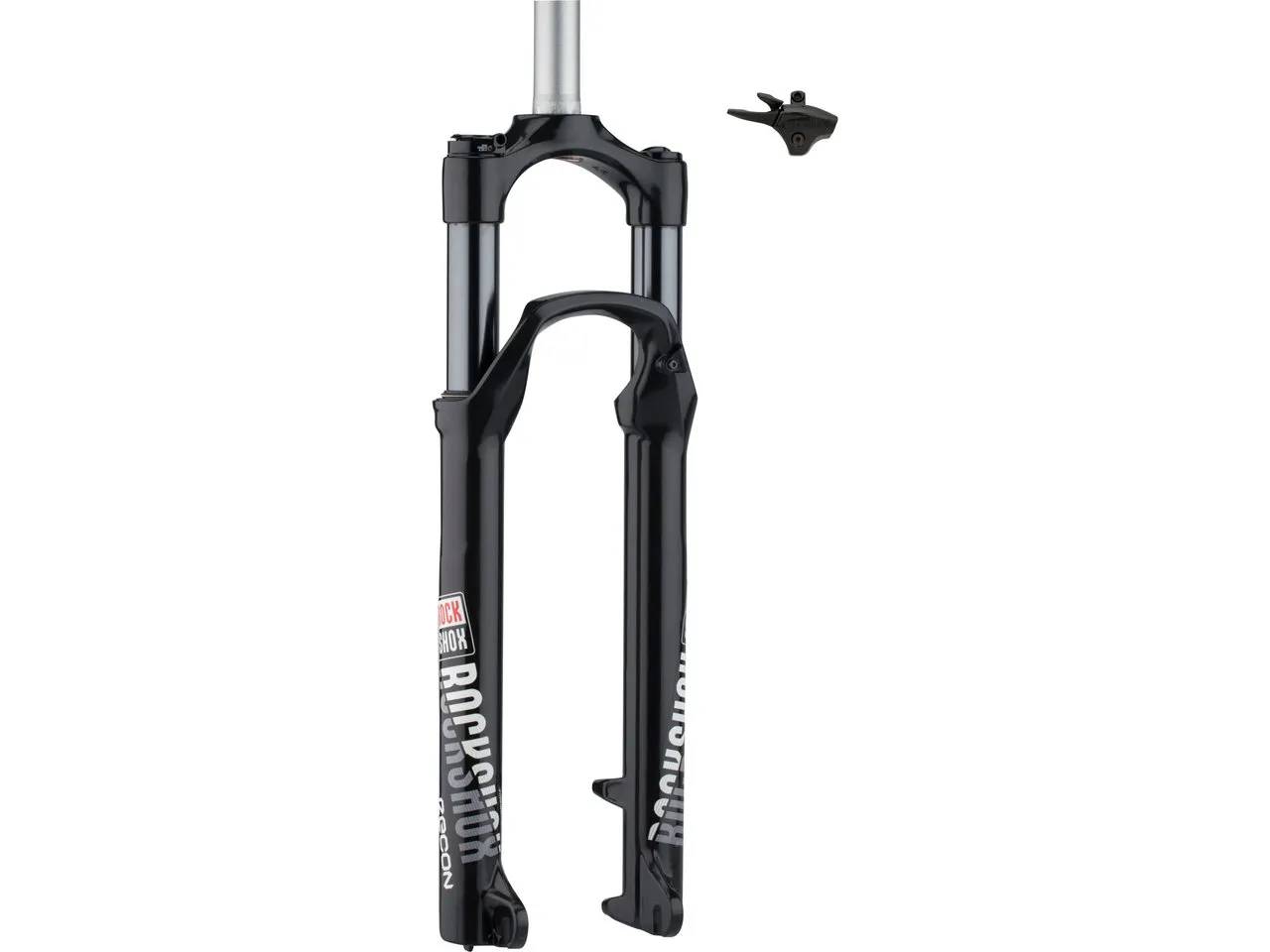Rock Shox Recon Silver RL Solo Air OneLoc Remote 27,5" Federgabel, Gloss black, 27.5" - 650B, 100mm Rock Shox Recon Silver RL Solo Air OneLoc Remote 27,5" Federgabel, Gloss black, 27.5" - 650B, 100mm