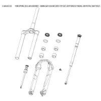 Rock Shox Revelation A1-a4 Solo Air Federgabel Rock Shox Revelation A1-a4 Solo Air Federgabel