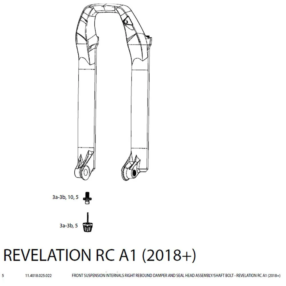 Rock Shox Revelation Rc Bluto Rebound Damper Patrone, Black, One Size Rock Shox Revelation Rc Bluto Rebound Damper Patrone, Black, One Size